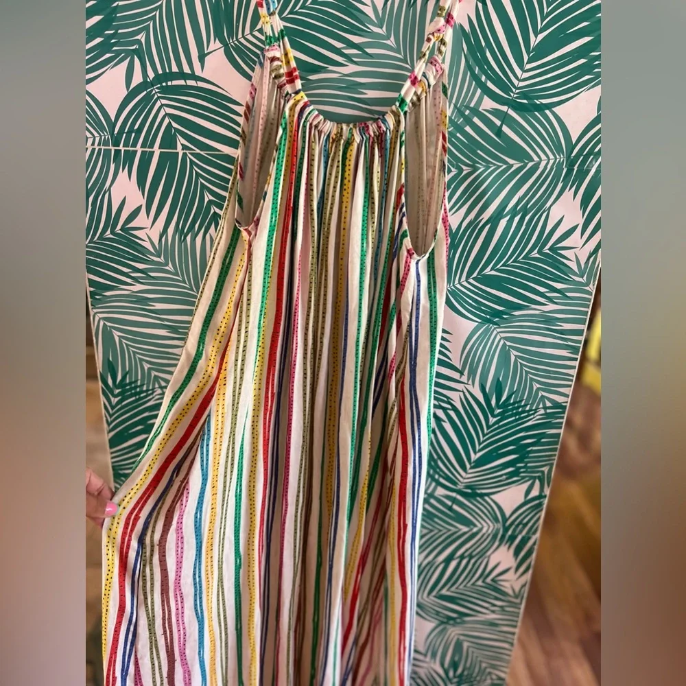 Zara Multicolor Striped Maxi Dress - Picture 8 of 9